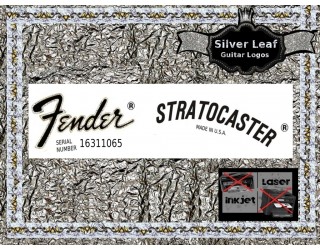 Fender Stratocaster Guitar Decal 18s